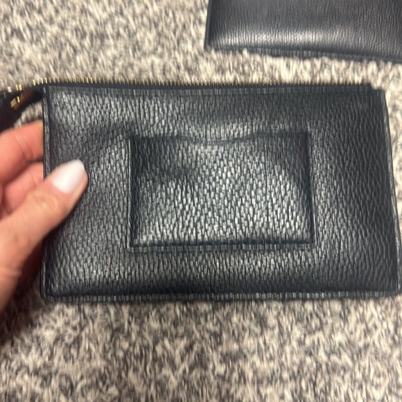 Kate Spade Black Leather Wallet and Pouch Set - Picture 7 of 8